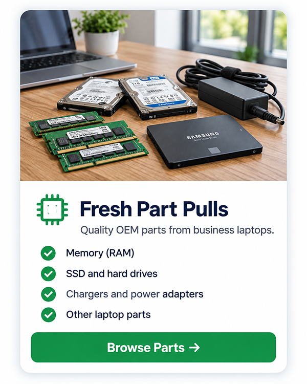 fresh laptop part pulls